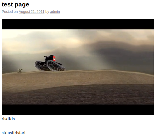 Wordpress S3 video thumbnail